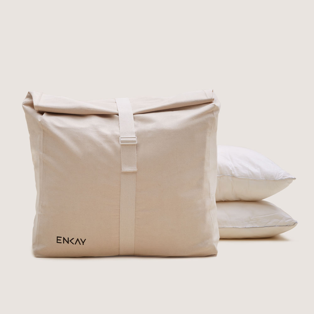 13. Enkay pillows-with-pillow-bag